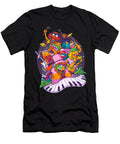 Electric Mayhem Retro Faded Style Typography Art Doris Santiago T-Shirt