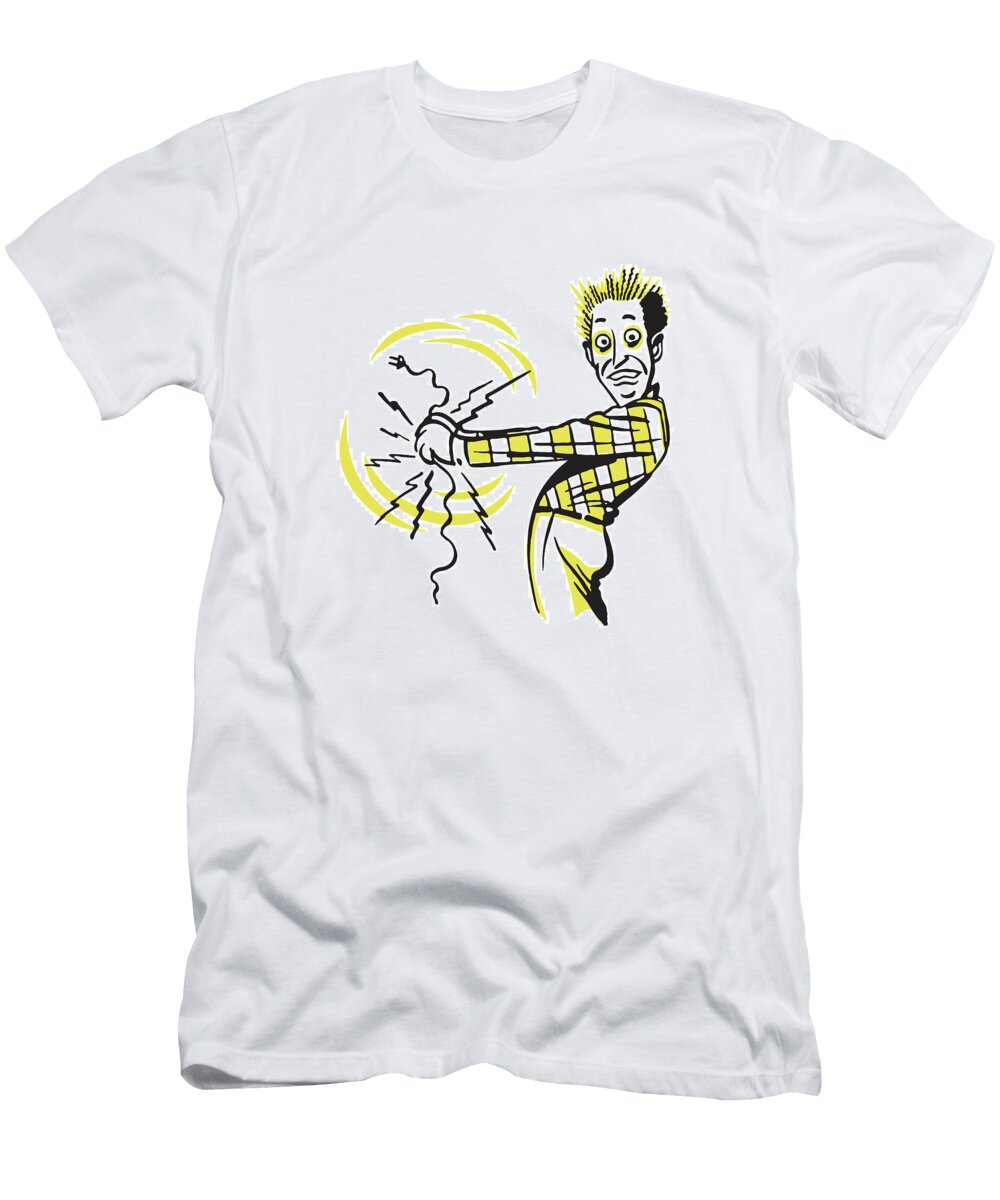 Electrocuted Man Csa Images T-Shirt
