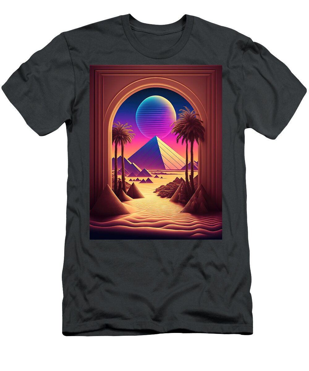 Electronic Eden a Journey to the Intergalactic Oasis Paul Konschake T-Shirt