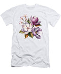 Elegant Floral Bouquet on Purple Joanna Redesiuk T-Shirt