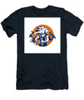 Elephant Builder Plumber Mechanic Painter Circle Retro Aloysius Patrimonio T-Shirt