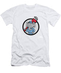 Elephant Plumber Monkey Wrench Circle Cartoon Aloysius Patrimonio T-Shirt