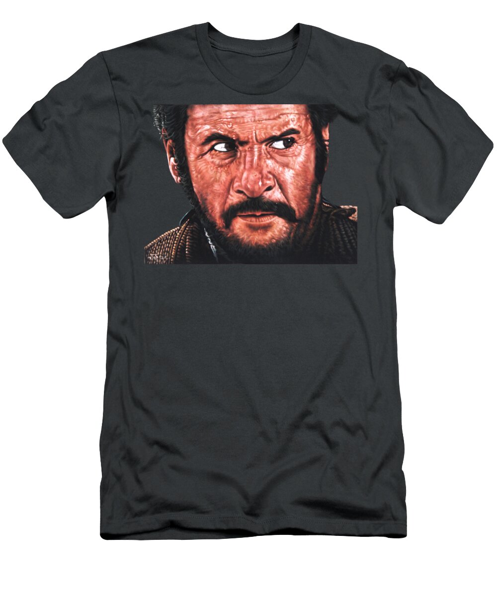 Eli Wallach As Tuco in the Good the Bad and the Ugly Spaghetti Western Film Jorge Terrones T-Shirt