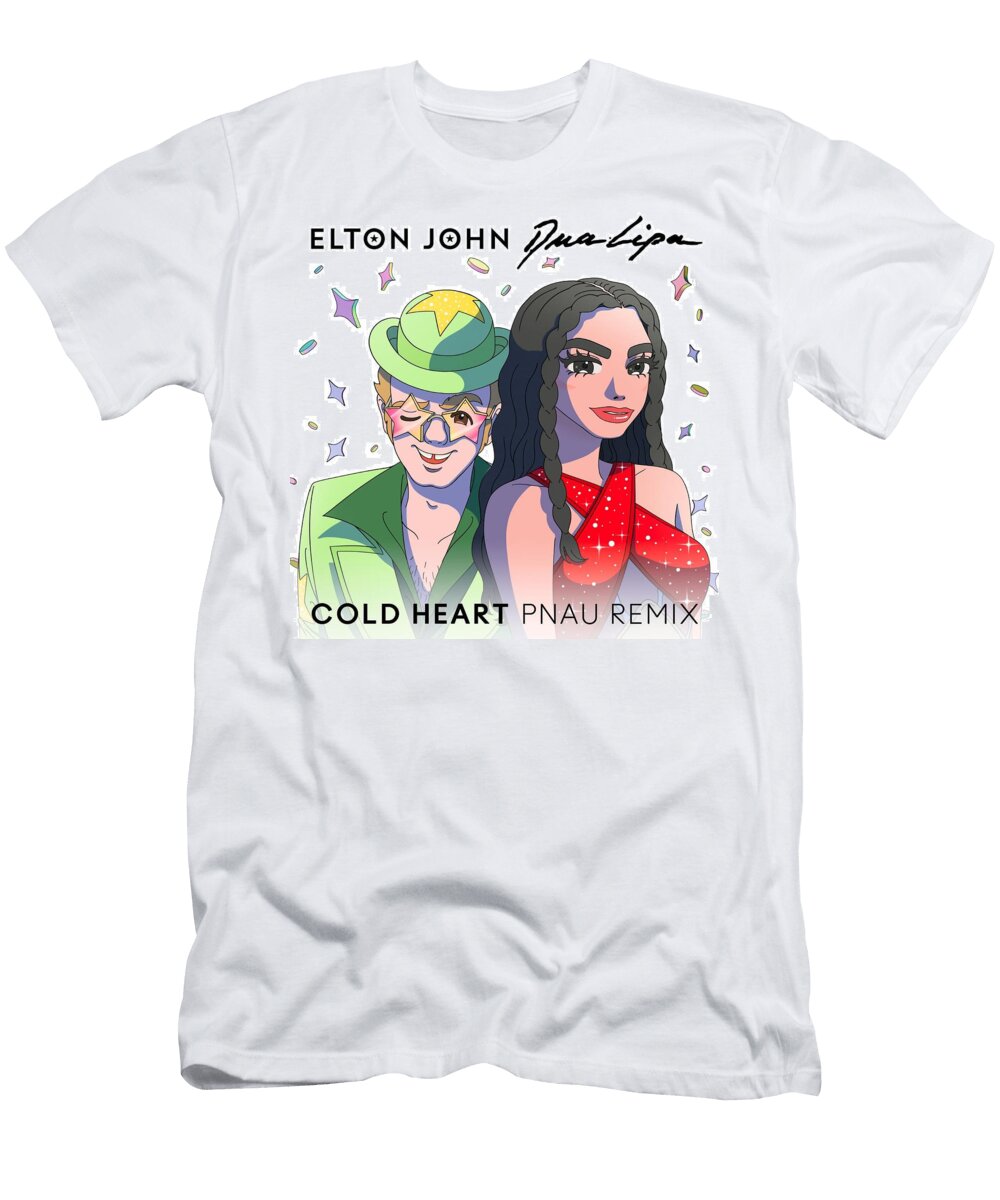 Elton John Dua Lipa Walter Davis T-Shirt