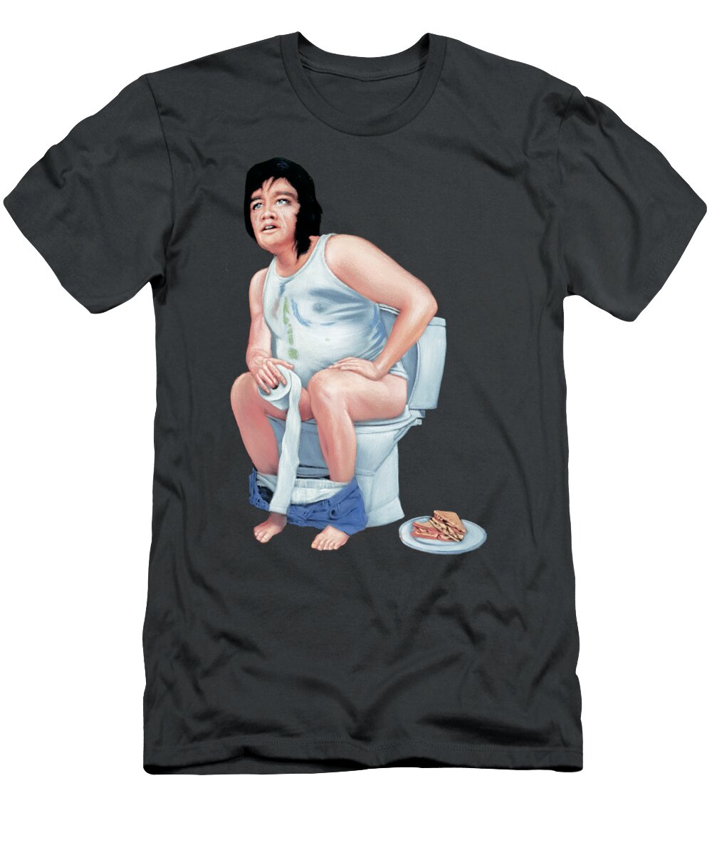 Elvis Presley on the Toilet Jorge Terrones T-Shirt