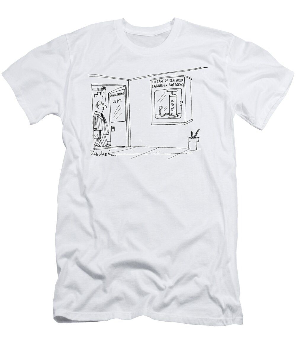 Emergency Pump in Case of Deflated Earnings Harley Schwadron T-Shirt
