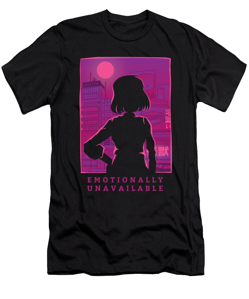 Emotionally Unavailable Emotionally Tired Anime the 4 Plants T-Shirt
