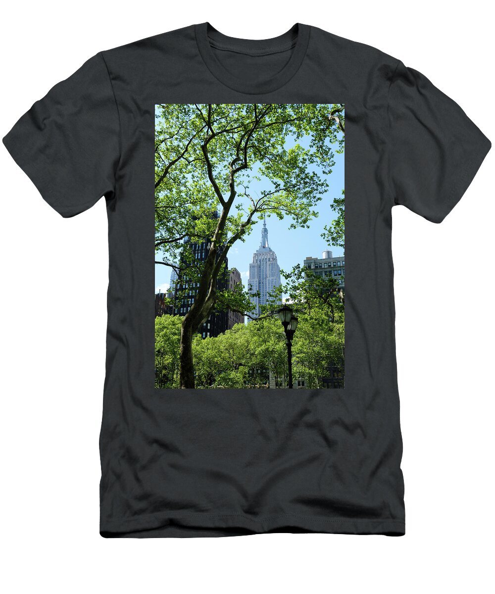 Empire State Building From Bryant Park Alberto Zanoni T-Shirt