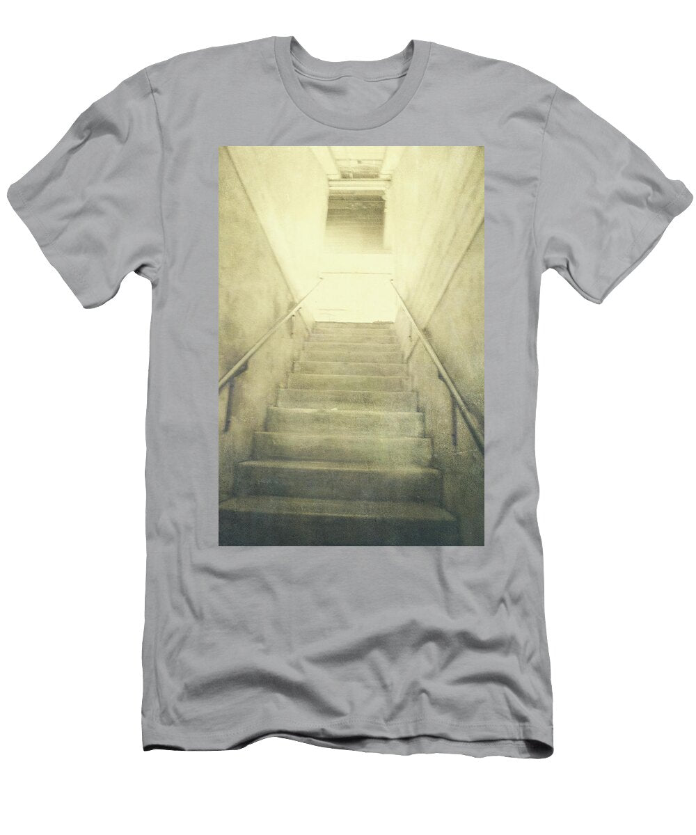 Empty Concrete Stairs to the Light Above Yopedro T-Shirt