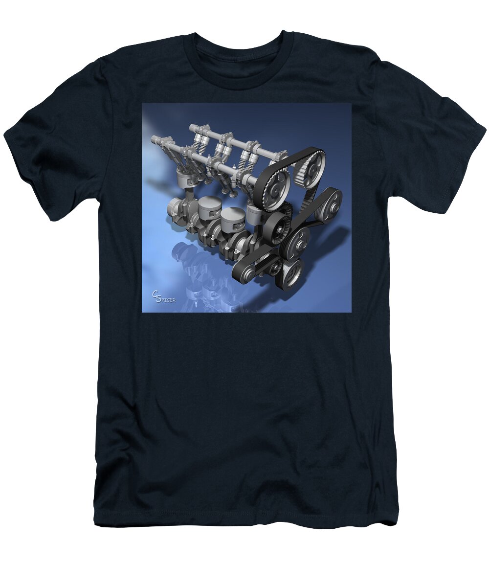 Engine Christopher Spicer T-Shirt