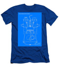 Engine Line Drawing Blueprint Bigalbaloo Stock T-Shirt