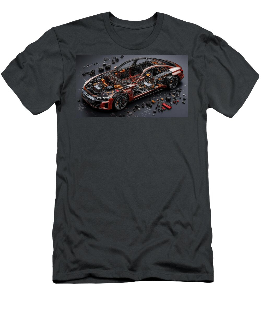 Engineering the Future of Ev Grand Tourers Frederick Vellani T-Shirt