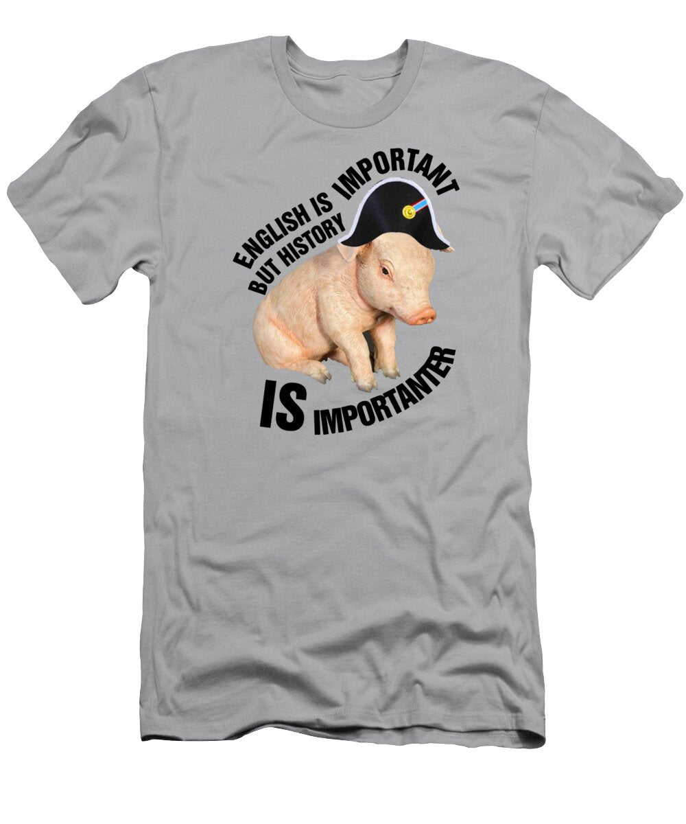 English Is Important But History Is Importanter Wadi Uwais T-Shirt