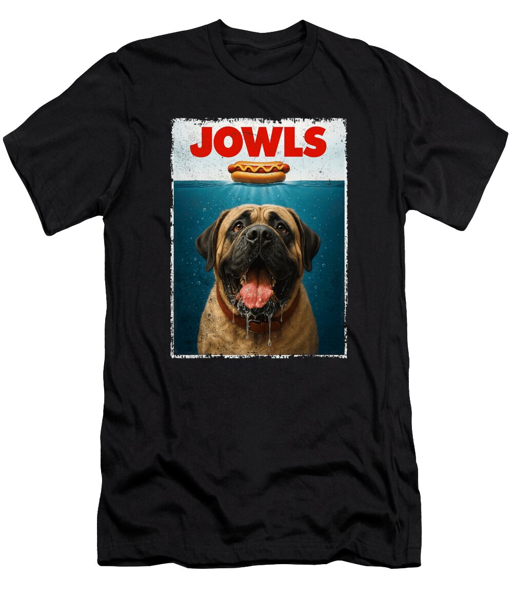 English Mastiff Jowls Gentle Giant Funny Dog Dad Zyneu Gangd T-Shirt