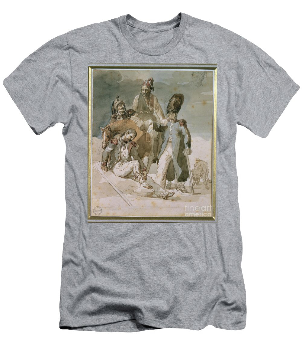 Episode From Napoleons Retreat From Russia in 1812 Theodore Gericault T-Shirt