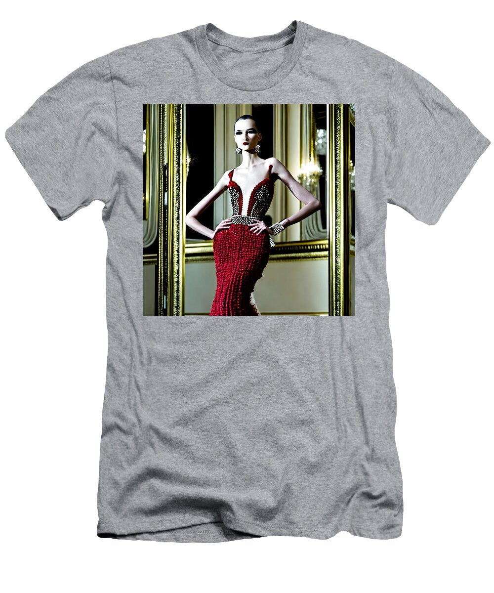 Ethereal Elegance Evan Brown T-Shirt