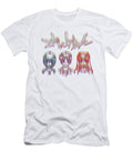 Eva Genesis of Psychedelic Friends in Neon Creative Style T-Shirt