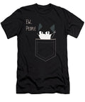 Ew People Black Cat Mask Quarantine Cat Lover Gift Maximus Designs T-Shirt