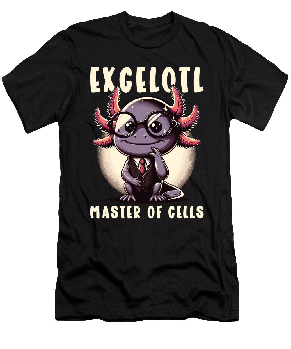Excelotl Geeky Spreadshett Axolotl Me T-Shirt