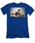 Excited Man Reading a Book Studying Michal Bednarek T-Shirt