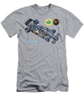 Exclusive Cutaway Art Formula 1 Bolide Mario Andretti 1977 Lotus 78 with V8 Ford Cosworth Dfv Engine Vlad Automotive T-Shirt