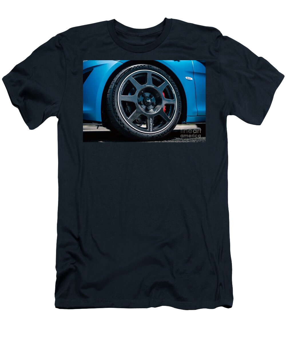 Exclusive French Sport Car Alpine A110r Coupe Turbocharged Engine 18 L Renault Tce M5pt Vladyslav Shapovalenko T-Shirt