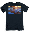 Exclusive French Sport Car Blue Alpine A110 Coupe Turbocharged Engine 18 L Renault Tce M5pt Vladyslav Shapovalenko T-Shirt