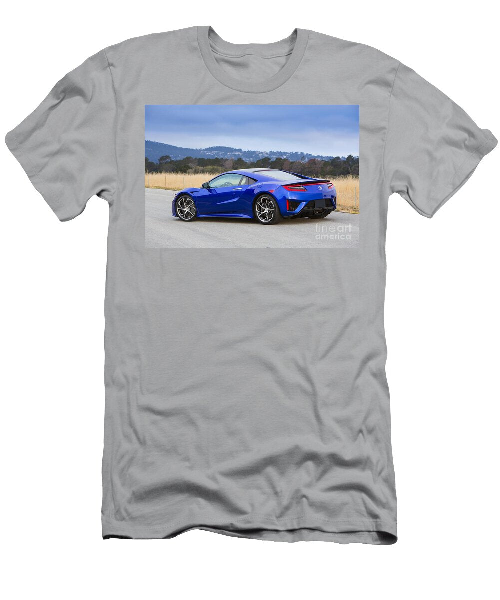 Exclusive Japanese Sports Car Blue Acura Nsx Type S Coupe 35 V6 Twin Turbocharged Concept Vladyslav Shapovalenko T-Shirt