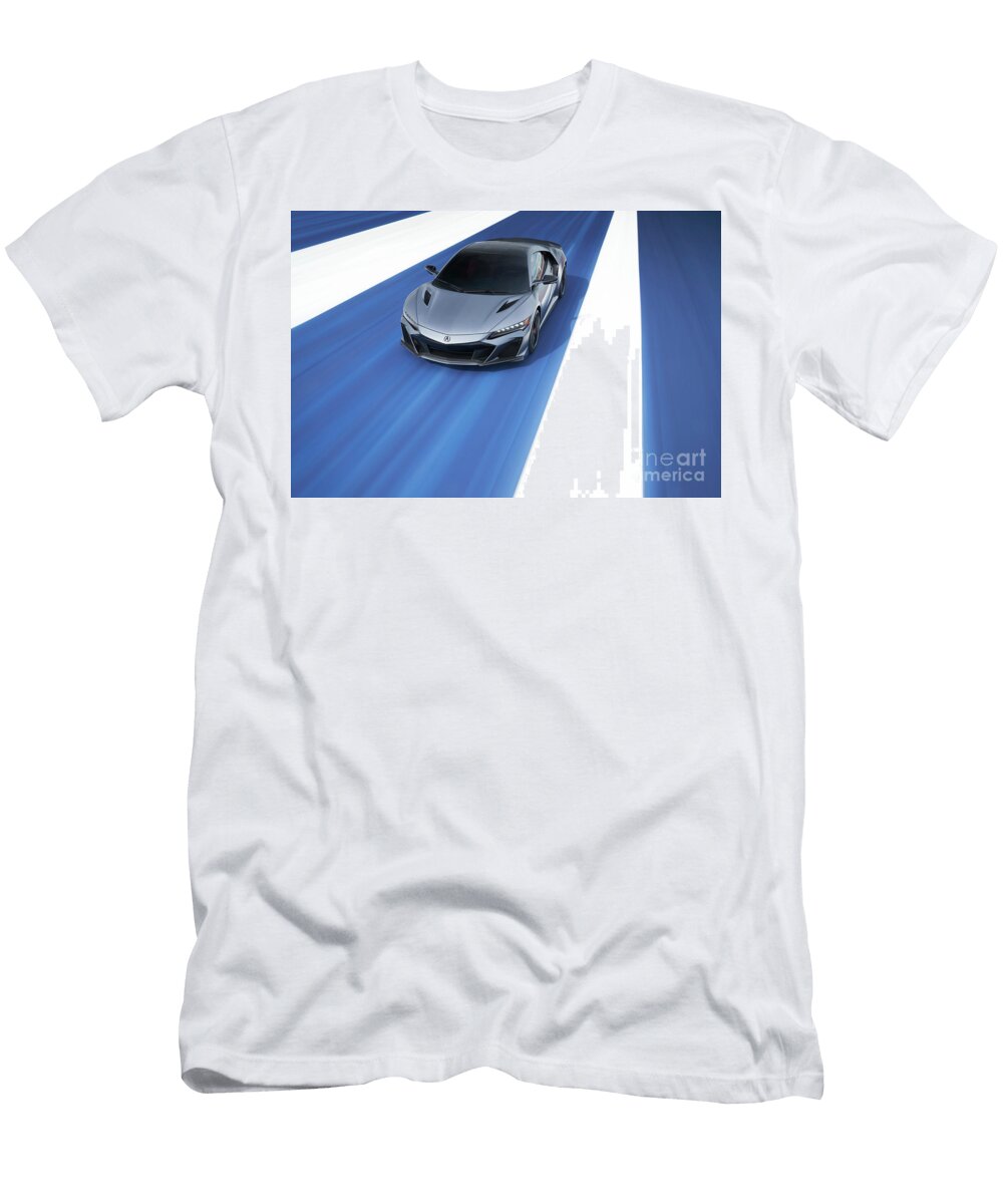 Exclusive Japanese Sports Car Gray Acura Nsx Type S Coupe 35 V6 Twin Turbocharged 1 of 300 Vladyslav Shapovalenko T-Shirt
