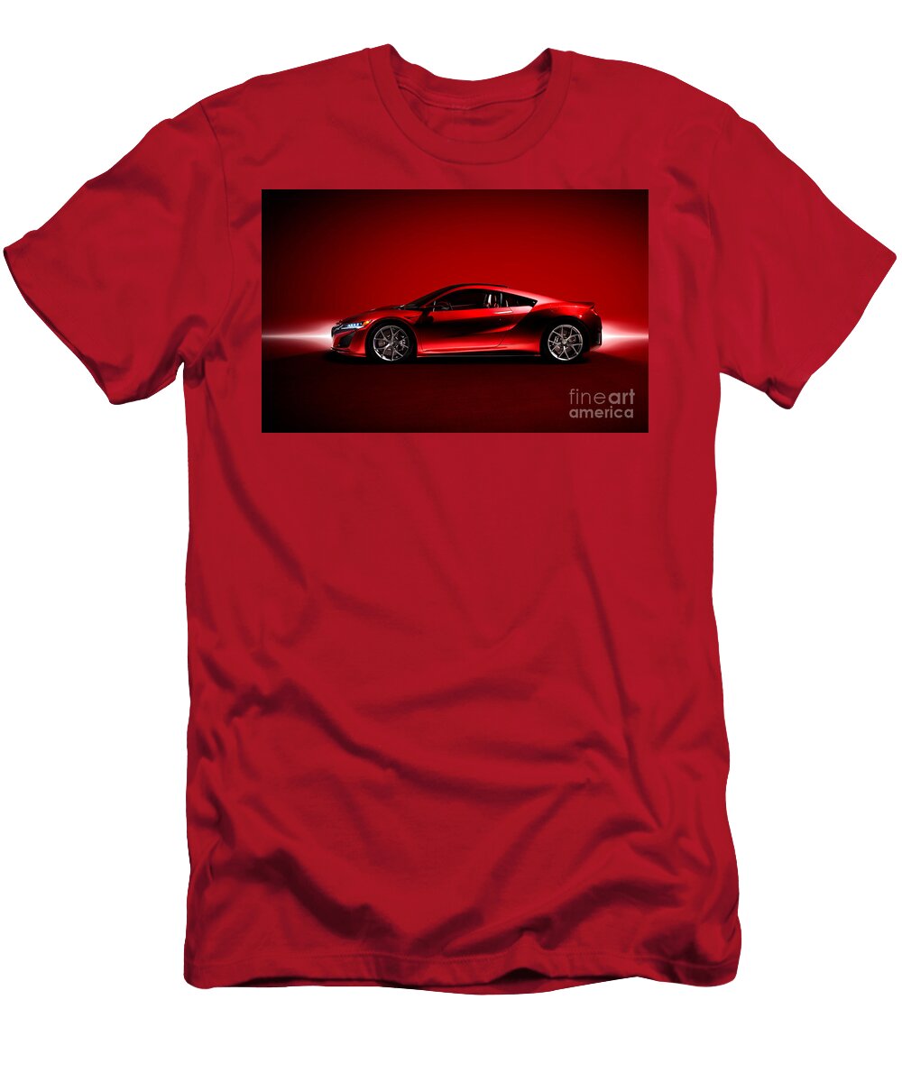 Exclusive Japanese Sports Car Red Acura Nsx Type S Coupe 35 V6 Twin Turbocharged Vladyslav Shapovalenko T-Shirt