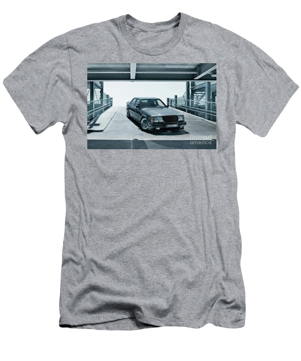 Exclusive Legendary Oldschool Modified Black 1986 Mercedes Amg 300 E 56l V8 M117 Sedan W124 Vladyslav Shapovalenko T-Shirt