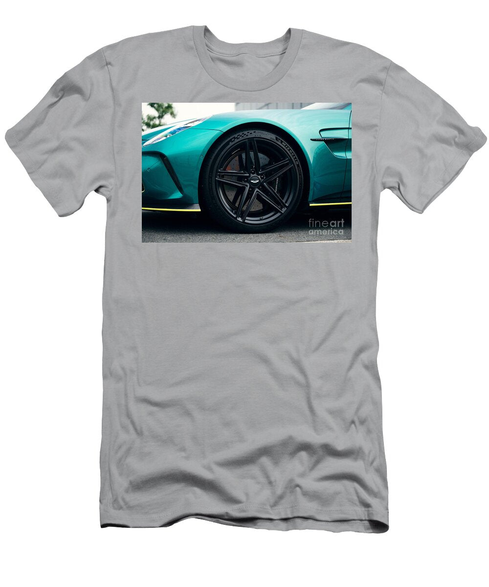 Exclusive Luxury Supercar Green Aston Martin Vantage V8 Amg Engine M177 40l Twin Turbocharged Vladyslav Shapovalenko T-Shirt
