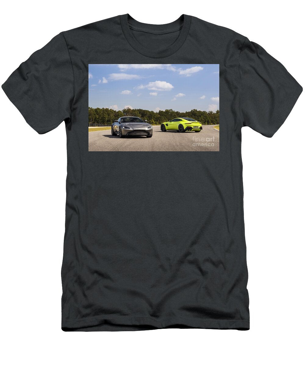 Exclusive Luxury Supercars Aston Martin Vantage V8 Amg Engine M177 40l Twin Turbocharged Vladyslav Shapovalenko T-Shirt