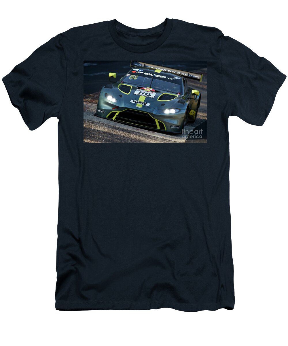 Exclusive Racing Supercar Deep Green Aston Martin Vantage Gt3 Amg M177 40l V8 Turbocharged Vladyslav Shapovalenko T-Shirt