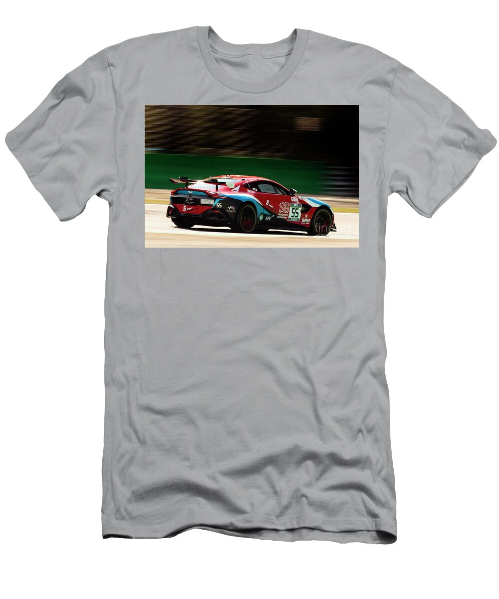 Exclusive Racing Supercar Red Aston Martin Vantage Gt4 Amg M177 40l V8 Turbocharged Vladyslav Shapovalenko T-Shirt