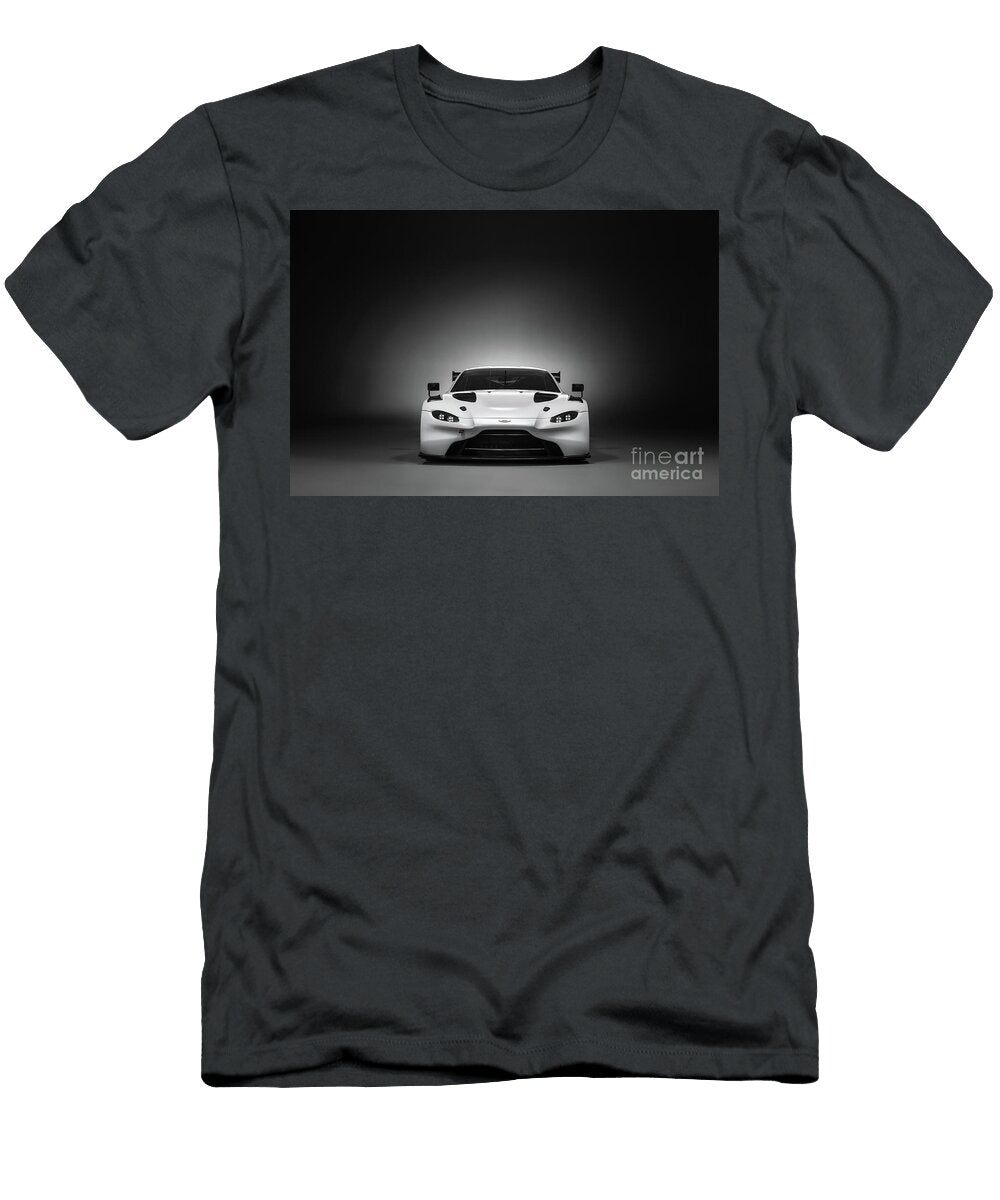 Exclusive Racing Supercar White Aston Martin Vantage Gte Amg M177 40l V8 Turbocharged Vladyslav Shapovalenko T-Shirt