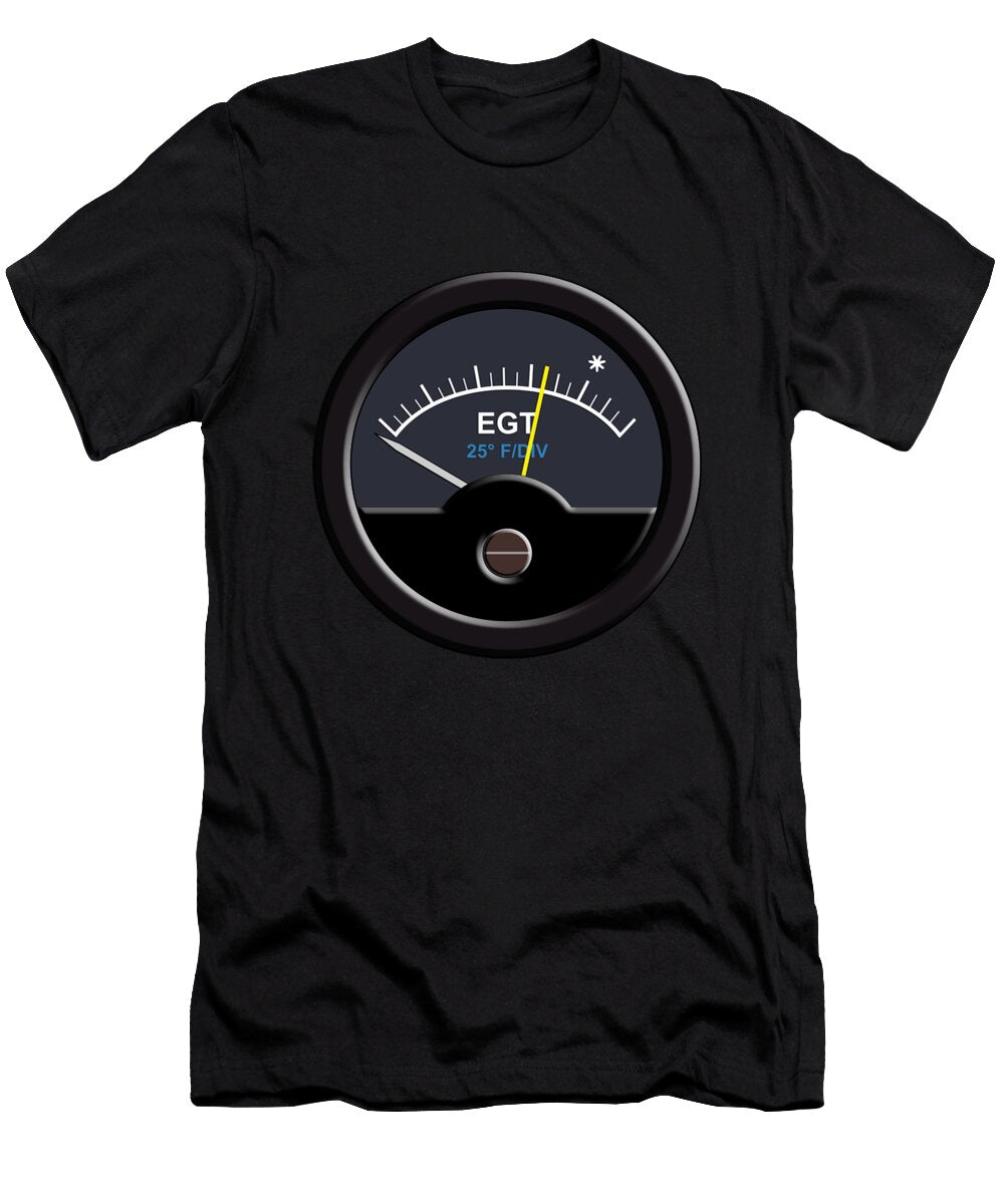 Exhaust Gas Temperature Gauge Tom Hill T-Shirt