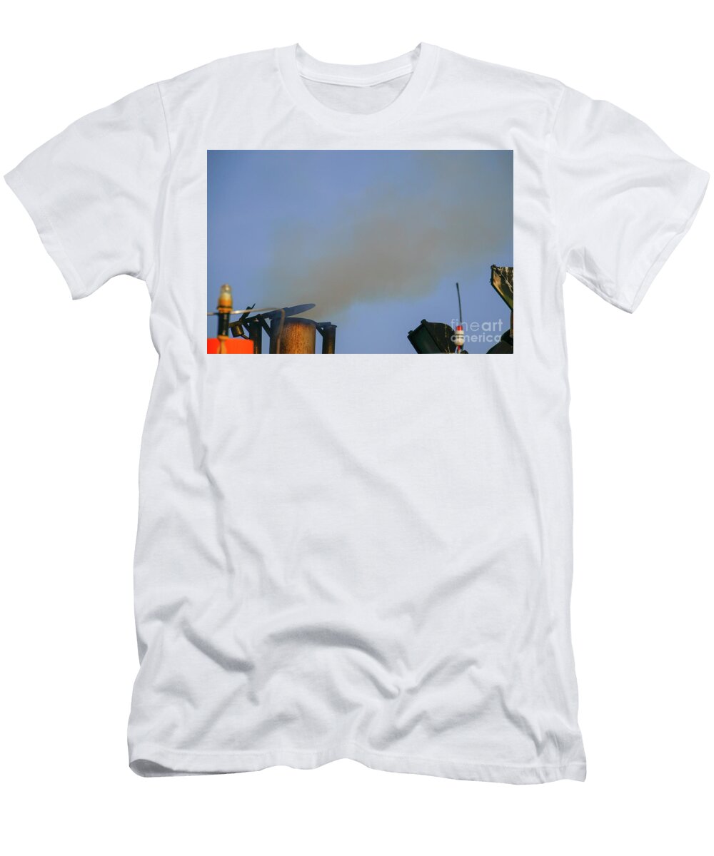 Exhaust Pipe Emitting Smoke and Fumes C2 Vladi Alon T-Shirt