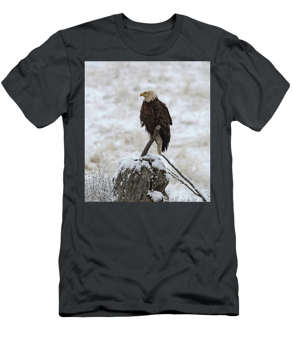 Exhausted Eagle Whispering Peaks Photography T-Shirt