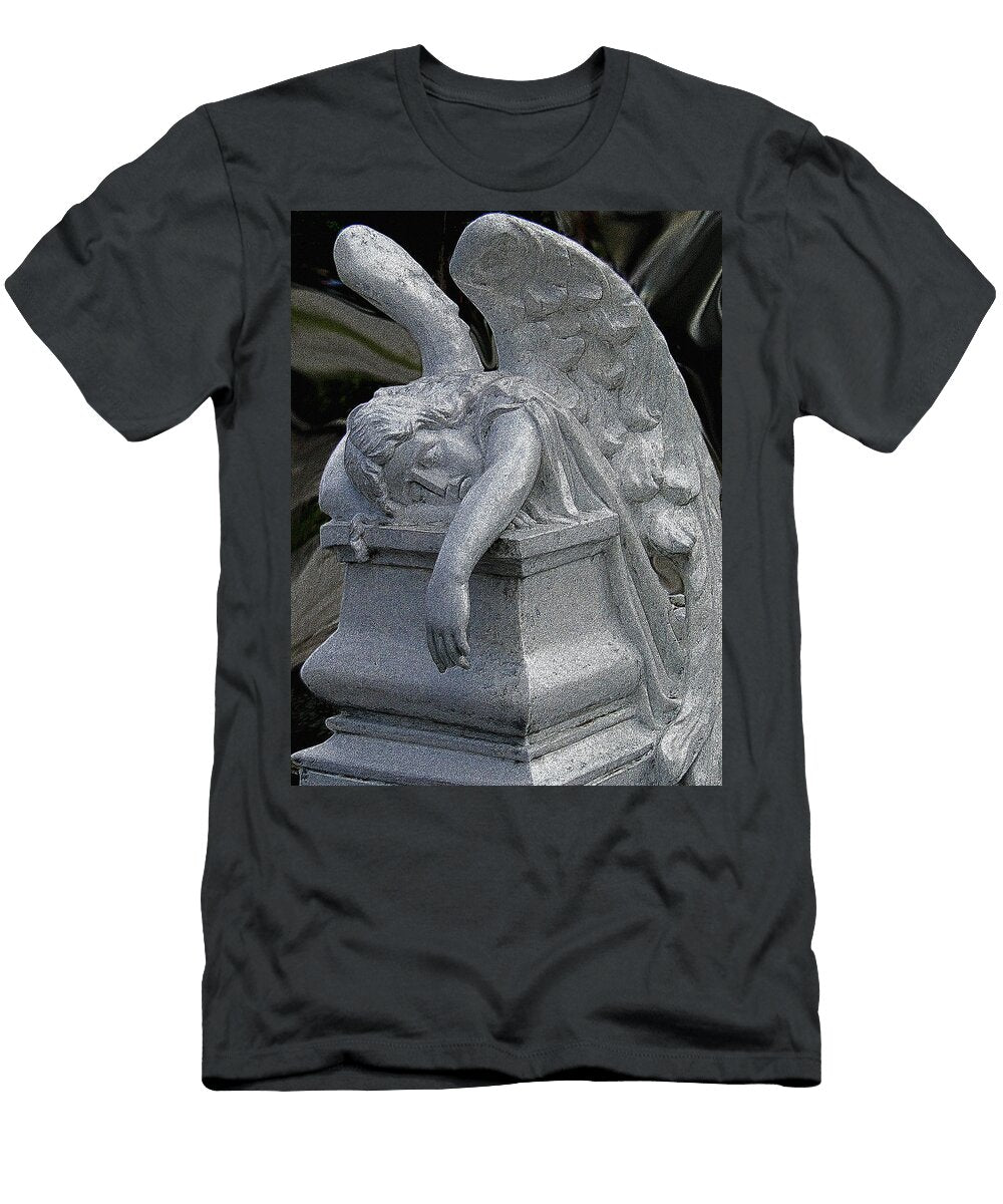 Exhausted Guardian Angel Al Bourassa T-Shirt
