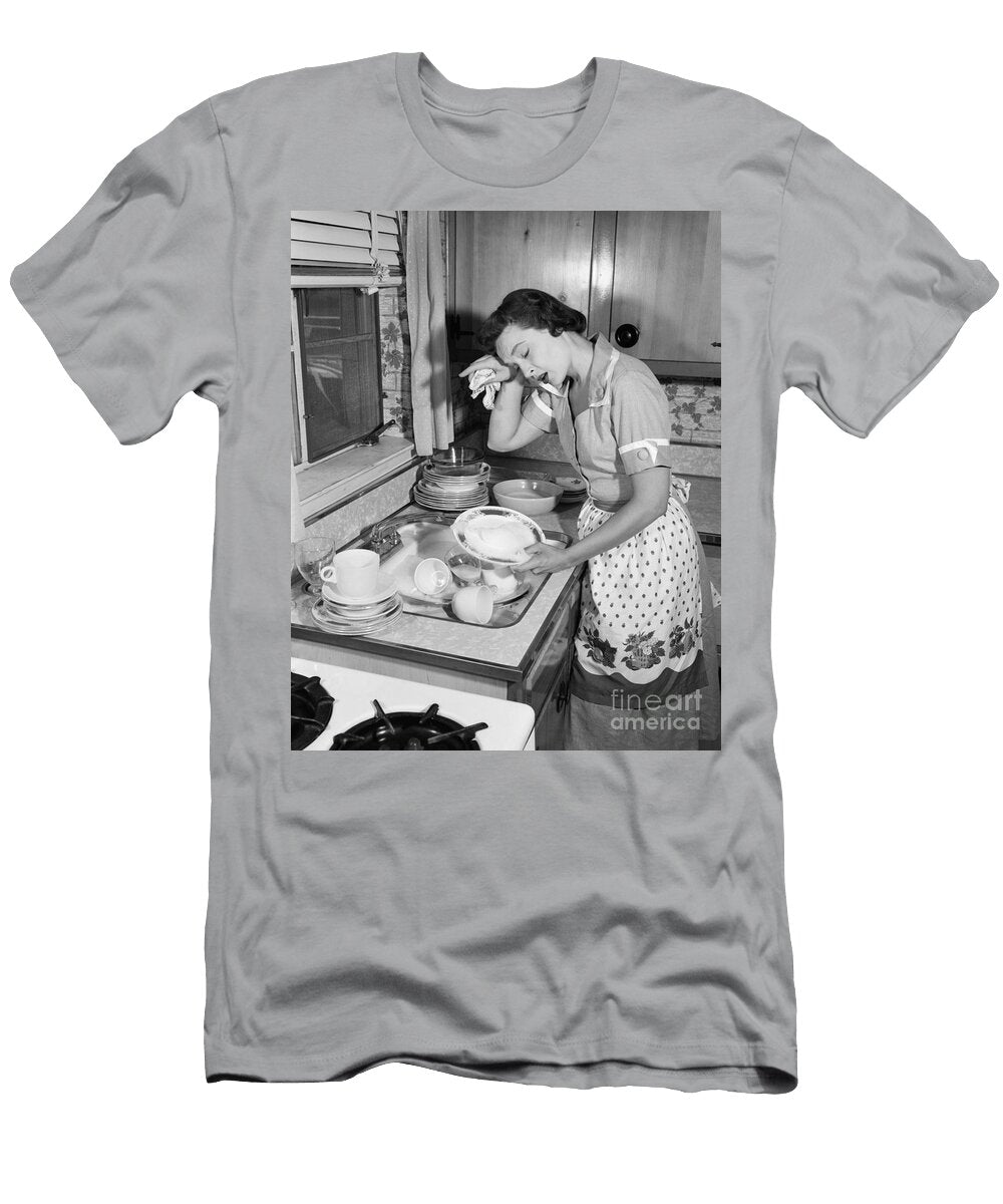 Exhausted Housewife C1950s Debrockeclassicstock T-Shirt