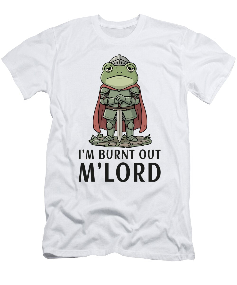 Exhausted Knight Frog Shirtom T-Shirt