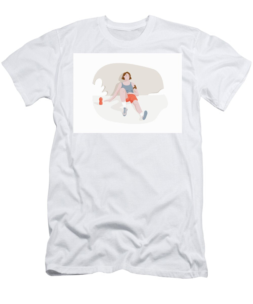 Exhausted Runner Resting Ikon Images T-Shirt