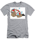 Exhausted Santa Long Shot T-Shirt