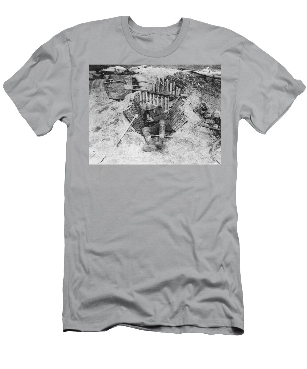 Exhausted Wwi Soldier Underwood Archives T-Shirt