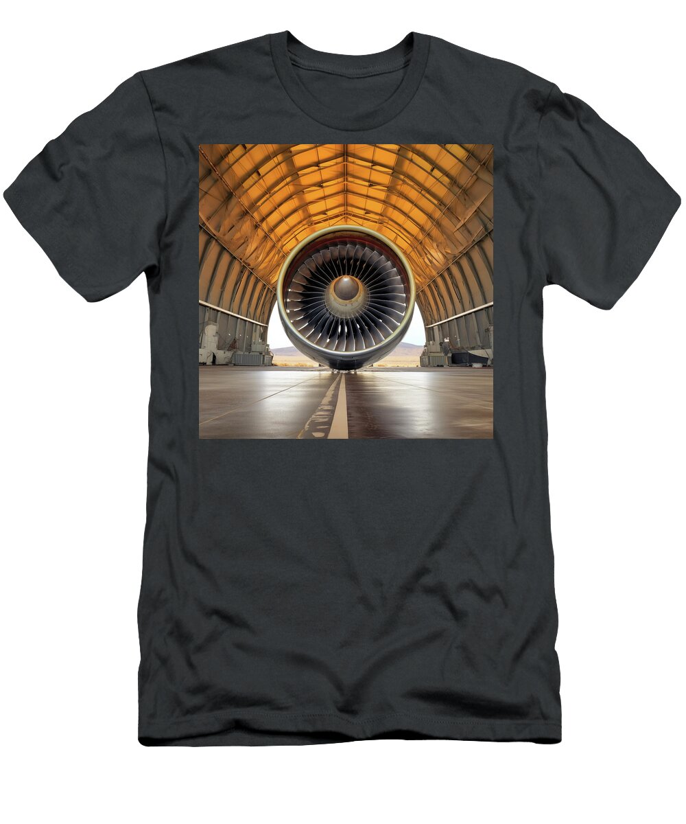 Experimental Airplane Jet Engine Artwork 133 Yo Pedro T-Shirt