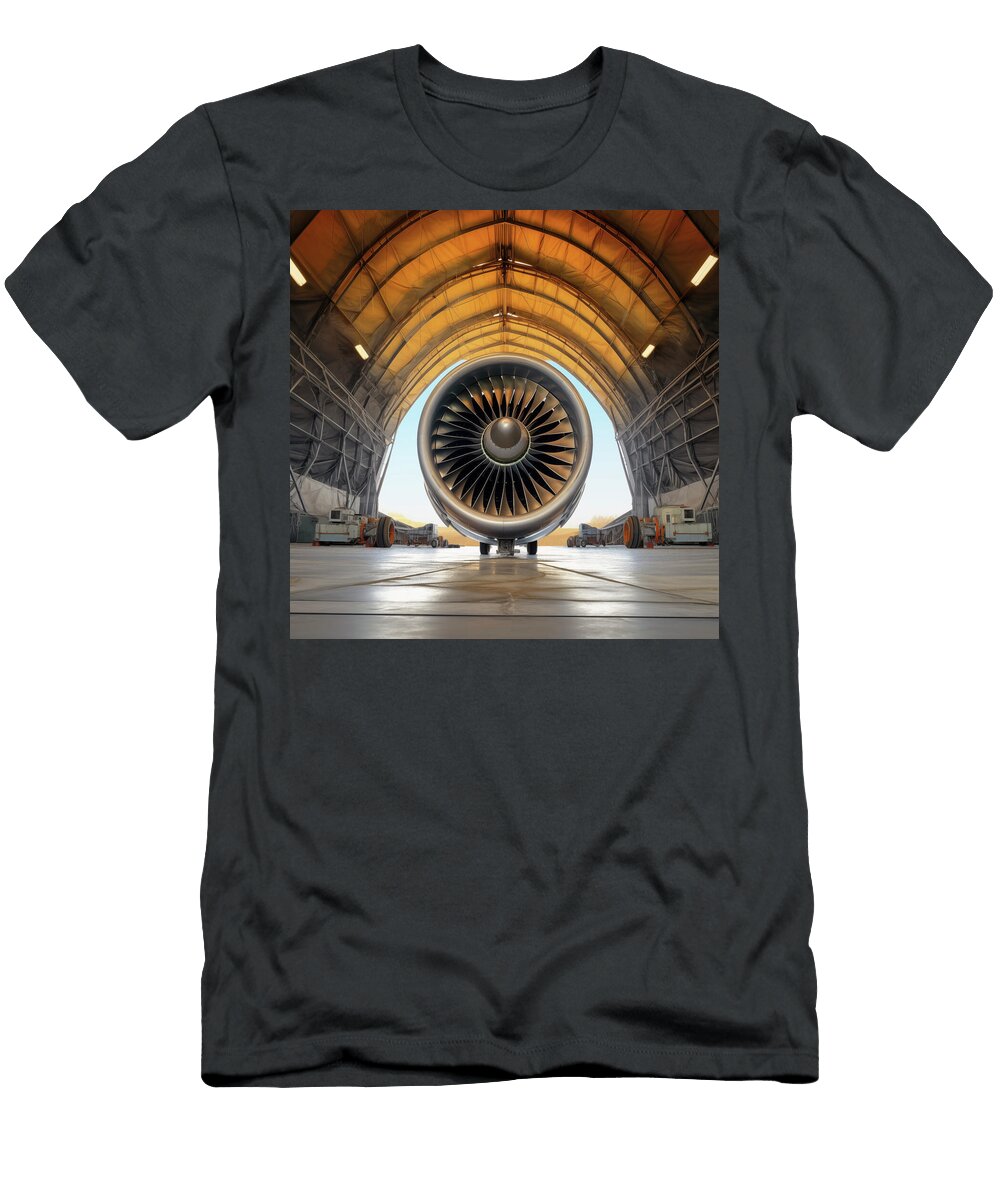 Experimental Airplane Jet Engine Artwork 159 Yo Pedro T-Shirt