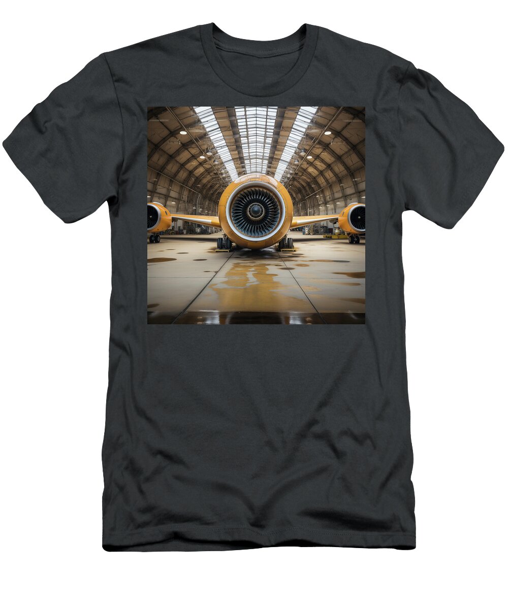Experimental Airplane Jet Engine Artwork 163 Yo Pedro T-Shirt