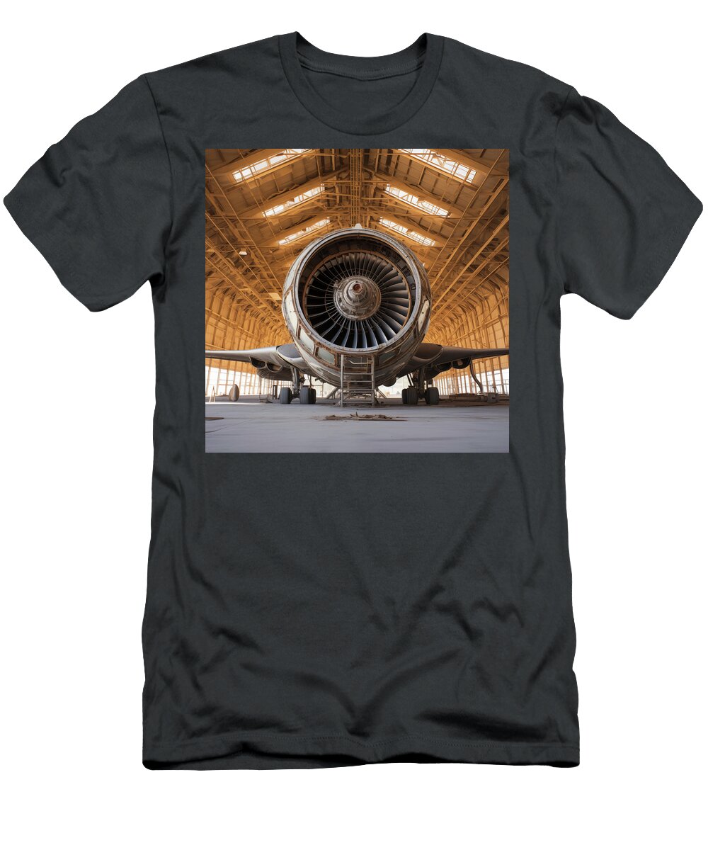 Experimental Airplane Jet Engine Artwork 258 Yo Pedro T-Shirt