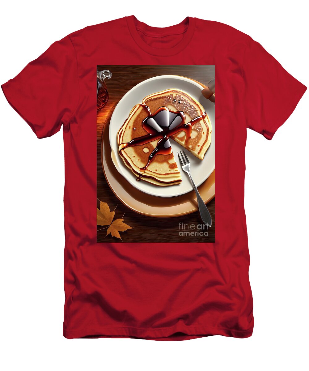 Exquisite Pancakes Graced with Irresistible Syrup Sen Tinel T-Shirt